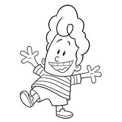 Dibujo para colorear: Captain Underpants (Personajes de Dibujos Animados) #209739 - Dibujos para Colorear e Imprimir Gratis