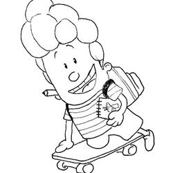 Dibujo para colorear: Captain Underpants (Personajes de Dibujos Animados) #209741 - Dibujos para Colorear e Imprimir Gratis