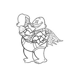 Dibujo para colorear: Captain Underpants (Personajes de Dibujos Animados) #209742 - Dibujos para Colorear e Imprimir Gratis