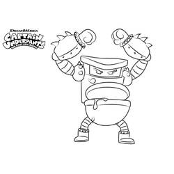 Dibujo para colorear: Captain Underpants (Personajes de Dibujos Animados) #209749 - Dibujos para Colorear e Imprimir Gratis
