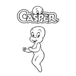Dibujo para colorear: Casper (Personajes de Dibujos Animados) #203163 - Dibujos para Colorear e Imprimir Gratis