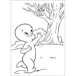 Dibujo para colorear: Casper (Personajes de Dibujos Animados) #203171 - Dibujos para Colorear e Imprimir Gratis