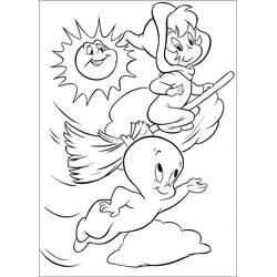 Dibujo para colorear: Casper (Personajes de Dibujos Animados) #203176 - Dibujos para Colorear e Imprimir Gratis
