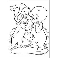 Dibujo para colorear: Casper (Personajes de Dibujos Animados) #203177 - Dibujos para Colorear e Imprimir Gratis