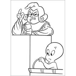 Dibujo para colorear: Casper (Personajes de Dibujos Animados) #203180 - Dibujos para Colorear e Imprimir Gratis