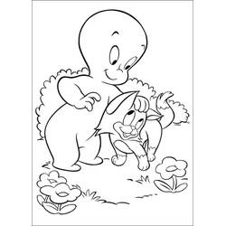 Dibujo para colorear: Casper (Personajes de Dibujos Animados) #203184 - Dibujos para Colorear e Imprimir Gratis