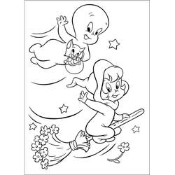 Dibujo para colorear: Casper (Personajes de Dibujos Animados) #203185 - Dibujos para Colorear e Imprimir Gratis