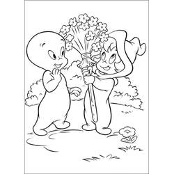Dibujo para colorear: Casper (Personajes de Dibujos Animados) #203186 - Dibujos para Colorear e Imprimir Gratis