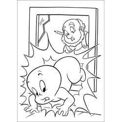 Dibujo para colorear: Casper (Personajes de Dibujos Animados) #203187 - Dibujos para Colorear e Imprimir Gratis