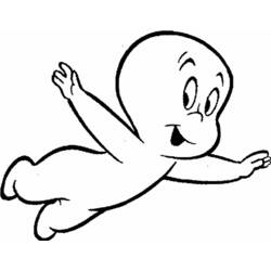 Dibujos para colorear: Casper - Dibujos para Colorear e Imprimir Gratis