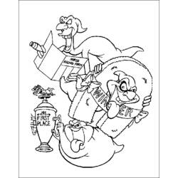 Dibujo para colorear: Casper (Personajes de Dibujos Animados) #36243 - Dibujos para Colorear e Imprimir Gratis