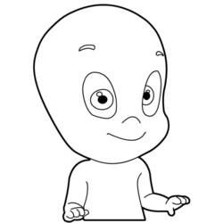 Dibujo para colorear: Casper (Personajes de Dibujos Animados) #36248 - Dibujos para Colorear e Imprimir Gratis