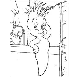 Dibujo para colorear: Casper (Personajes de Dibujos Animados) #36258 - Dibujos para Colorear e Imprimir Gratis