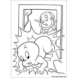 Dibujo para colorear: Casper (Personajes de Dibujos Animados) #36263 - Dibujos para Colorear e Imprimir Gratis