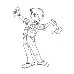 Dibujo para colorear: Cedric (Personajes de Dibujos Animados) #213302 - Dibujos para Colorear e Imprimir Gratis