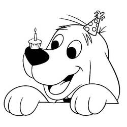 Dibujos para colorear: Clifford - Dibujos para Colorear e Imprimir Gratis