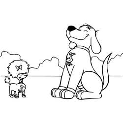 Dibujo para colorear: Clifford (Personajes de Dibujos Animados) #197904 - Dibujos para Colorear e Imprimir Gratis