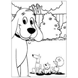 Dibujo para colorear: Clifford (Personajes de Dibujos Animados) #197906 - Dibujos para Colorear e Imprimir Gratis