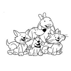 Dibujo para colorear: Clifford (Personajes de Dibujos Animados) #197910 - Dibujos para Colorear e Imprimir Gratis