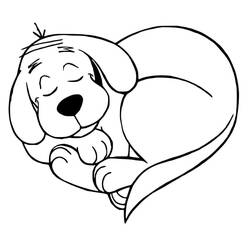 Dibujo para colorear: Clifford (Personajes de Dibujos Animados) #197912 - Dibujos para Colorear e Imprimir Gratis