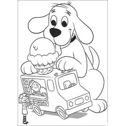Dibujo para colorear: Clifford (Personajes de Dibujos Animados) #197913 - Dibujos para Colorear e Imprimir Gratis