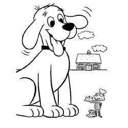 Dibujo para colorear: Clifford (Personajes de Dibujos Animados) #197916 - Dibujos para Colorear e Imprimir Gratis