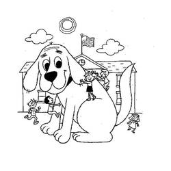 Dibujo para colorear: Clifford (Personajes de Dibujos Animados) #197918 - Dibujos para Colorear e Imprimir Gratis