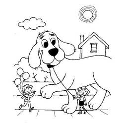 Dibujo para colorear: Clifford (Personajes de Dibujos Animados) #197919 - Dibujos para Colorear e Imprimir Gratis