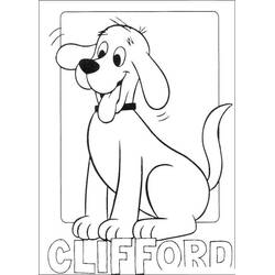 Dibujo para colorear: Clifford (Personajes de Dibujos Animados) #197921 - Dibujos para Colorear e Imprimir Gratis
