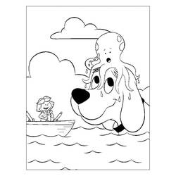 Dibujo para colorear: Clifford (Personajes de Dibujos Animados) #197924 - Dibujos para Colorear e Imprimir Gratis