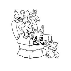 Dibujo para colorear: Clifford (Personajes de Dibujos Animados) #197926 - Dibujos para Colorear e Imprimir Gratis