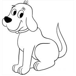 Dibujo para colorear: Clifford (Personajes de Dibujos Animados) #197928 - Dibujos para Colorear e Imprimir Gratis