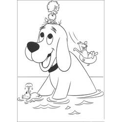 Dibujo para colorear: Clifford (Personajes de Dibujos Animados) #197931 - Dibujos para Colorear e Imprimir Gratis