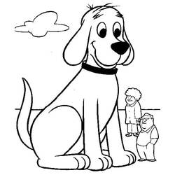 Dibujo para colorear: Clifford (Personajes de Dibujos Animados) #197932 - Dibujos para Colorear e Imprimir Gratis