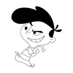 Dibujo para colorear: Coop Burtonburger (Personajes de Dibujos Animados) #178557 - Dibujos para Colorear e Imprimir Gratis