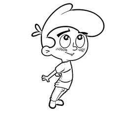 Dibujo para colorear: Coop Burtonburger (Personajes de Dibujos Animados) #178558 - Dibujos para Colorear e Imprimir Gratis