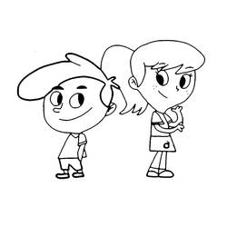 Dibujo para colorear: Coop Burtonburger (Personajes de Dibujos Animados) #178559 - Dibujos para Colorear e Imprimir Gratis