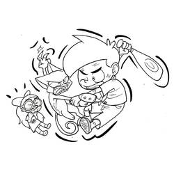 Dibujo para colorear: Coop Burtonburger (Personajes de Dibujos Animados) #178563 - Dibujos para Colorear e Imprimir Gratis