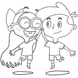 Dibujo para colorear: Coop Burtonburger (Personajes de Dibujos Animados) #178564 - Dibujos para Colorear e Imprimir Gratis