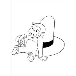 Dibujo para colorear: Curious George (Personajes de Dibujos Animados) #211195 - Dibujos para Colorear e Imprimir Gratis
