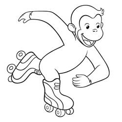 Dibujo para colorear: Curious George (Personajes de Dibujos Animados) #211196 - Dibujos para Colorear e Imprimir Gratis