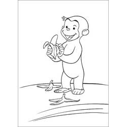 Dibujo para colorear: Curious George (Personajes de Dibujos Animados) #211203 - Dibujos para Colorear e Imprimir Gratis