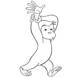 Dibujo para colorear: Curious George (Personajes de Dibujos Animados) #211205 - Dibujos para Colorear e Imprimir Gratis