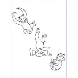Dibujo para colorear: Curious George (Personajes de Dibujos Animados) #211207 - Dibujos para Colorear e Imprimir Gratis