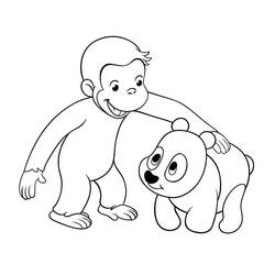 Dibujo para colorear: Curious George (Personajes de Dibujos Animados) #211210 - Dibujos para Colorear e Imprimir Gratis