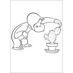 Dibujo para colorear: Curious George (Personajes de Dibujos Animados) #211212 - Dibujos para Colorear e Imprimir Gratis
