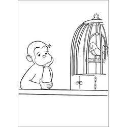 Dibujo para colorear: Curious George (Personajes de Dibujos Animados) #211214 - Dibujos para Colorear e Imprimir Gratis
