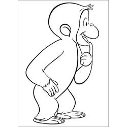 Dibujo para colorear: Curious George (Personajes de Dibujos Animados) #211215 - Dibujos para Colorear e Imprimir Gratis