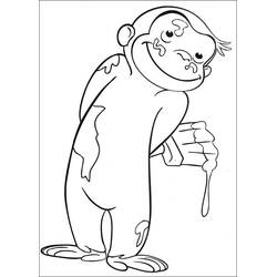 Dibujo para colorear: Curious George (Personajes de Dibujos Animados) #211216 - Dibujos para Colorear e Imprimir Gratis