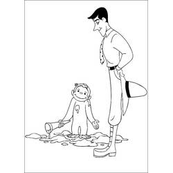 Dibujo para colorear: Curious George (Personajes de Dibujos Animados) #211218 - Dibujos para Colorear e Imprimir Gratis